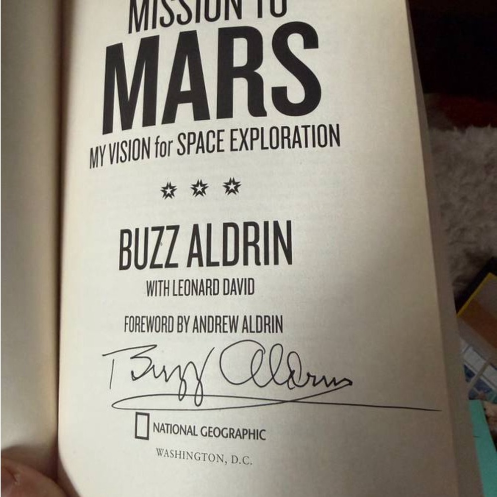 Mission to Mars Signed by Buzz Aldrin